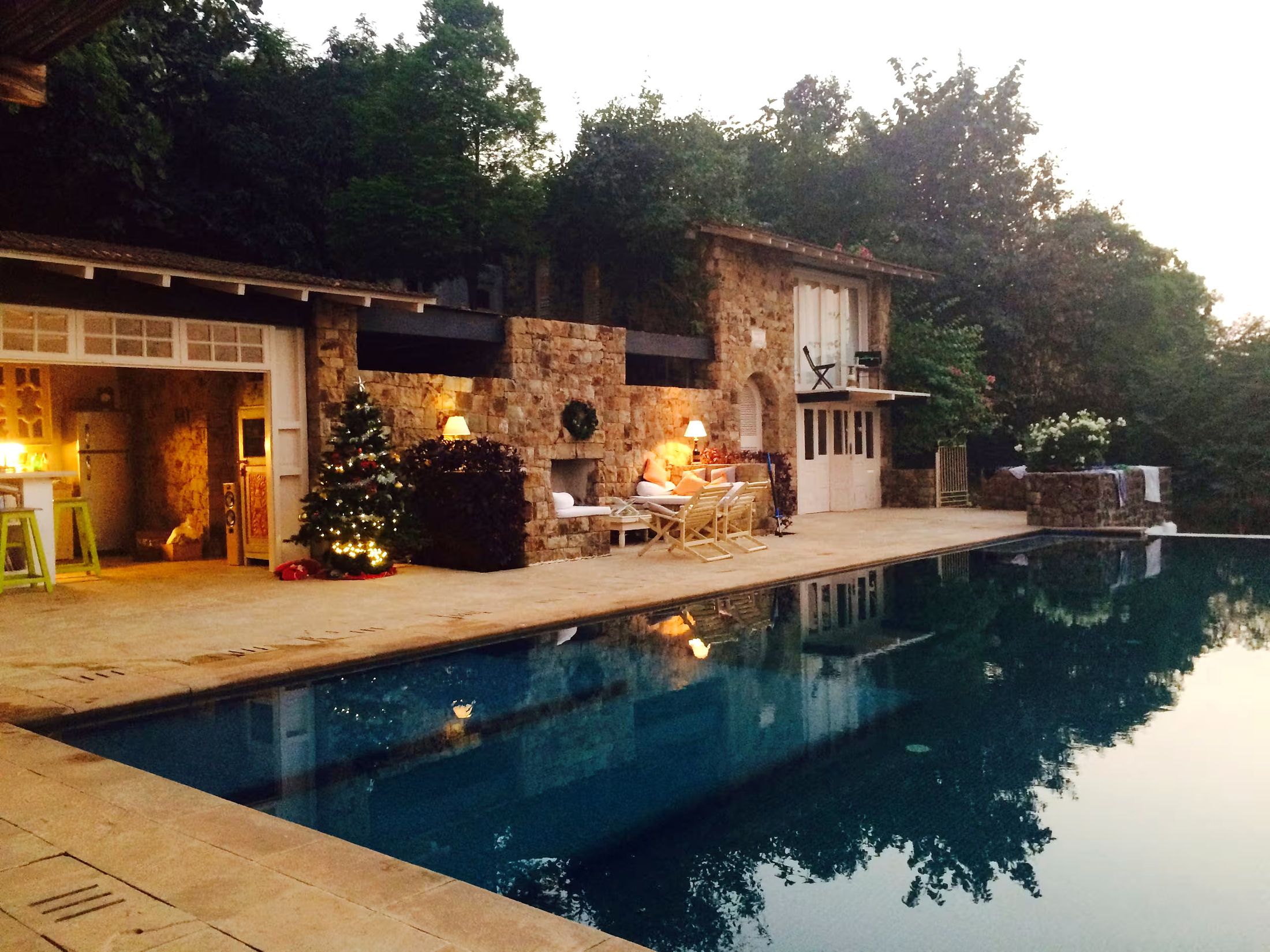 House at evening