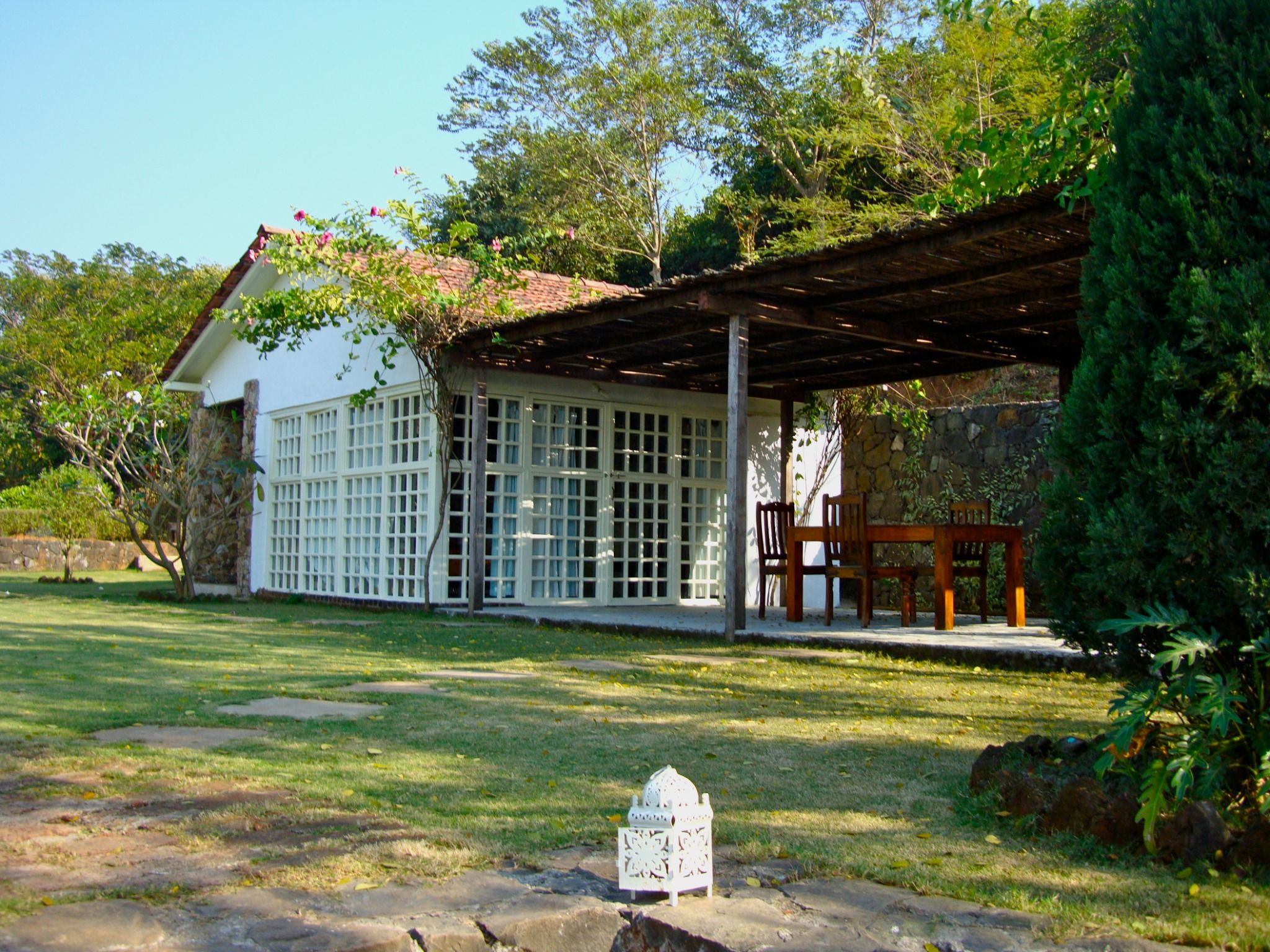 Garden and house